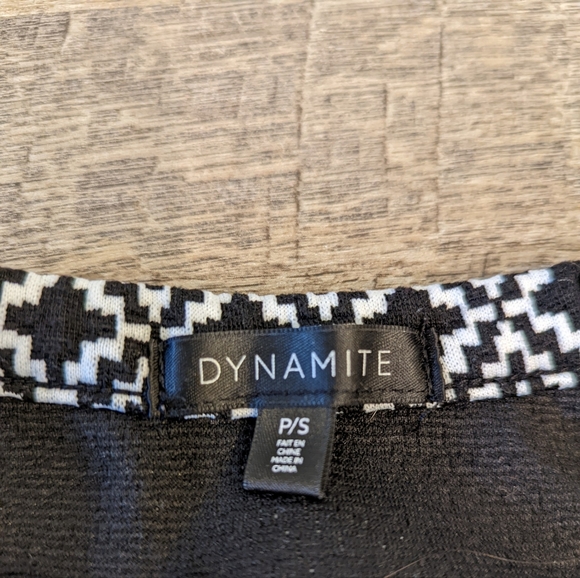 Small - Black and White Tank Top - Dynamite - Picture 3 of 4